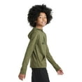 thumbnail image 3 of Boys 8-20 adidas Long Sleeve All Sport Polyester Pullover Hoodie Color: Olive Size: X LARGE, 3 of 4