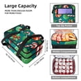 thumbnail image 3 of Christmas Double Layered Insulated Refrigerated Lunch Bag with Large Capacity - 7.1x11.4x16.1 Inches, 3 of 6