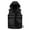 Black, variant on GHSOHS Mens Winter Coats Lightweight Jackets Sleeveless Vest Keep Warm Padded Cargo Coat Fashion Hooded Zipper Vest Outerwear Dark Blue XXL