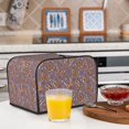 thumbnail image 6 of Pofeuu Daisies Flowers Print Toaster Cover 4 Slice, Bread Dust Cover & Fingerprint Protection, Kitchen Small Appliance Covers(Toaster Cover), 6 of 7