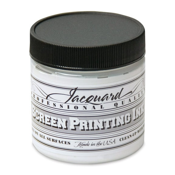 Jacquard Screen Printing Ink - White, 4 oz