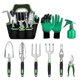 thumbnail image 1 of 9 Pcs Garden Tool Set Aluminum Outdoor Gardening Work Hand Tools Kit, 1 of 4