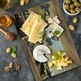 thumbnail image 5 of Venice Cutting Board, Venice Lagoon Gondolas Moored by Saint Mark Square on Grand Canals Dreamy Sky, Decorative Tempered Glass Cutting and Serving Board, Large Size, Pale Brown Black, by Ambesonne, 5 of 5