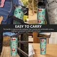 thumbnail image 7 of Christmas 30oz Handheld Travel Tumbler with Handle – Double Wall Stainless Steel Insulated Cup, Flip Straw Lid, Leak-Proof & BPA-Free for Hot and Cold Drinks – Durable Coffee & Juice Mug Black, 7 of 7