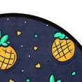 thumbnail image 3 of Pineapple Pattern Memory Foam Bath Mat 36" Absorbent Rug with Non Slip Base and 4 Bonus Pads, 3 of 6