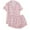 Pink, variant on Xixinqiwan Pajama Set for Women Plus Size,Women's Short Sleeve Sleepwear Button Down Pjs Lounge Sets Soft Nightwear Two Piece Shorts Outfits Set