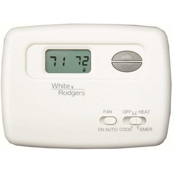 White Rodgers 2H/1C 24V Non-Programmable Digital Thermostat 1F79-111