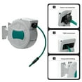 thumbnail image 3 of Automatic Retractable Garden Hose Reel, Wall-Mount 180° Swivel for Car Washing, 3 of 13