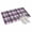 Purple, variant on Pink Black Plaid Door Mat Indoor Outdoor Entrance, Non Slip Rug for Kitchen Bathroom Entryway Rug, Farmhouse Pink Black Checkered Washable Doormat Floor Mat for Office Home Decor 20x31.5 Inch