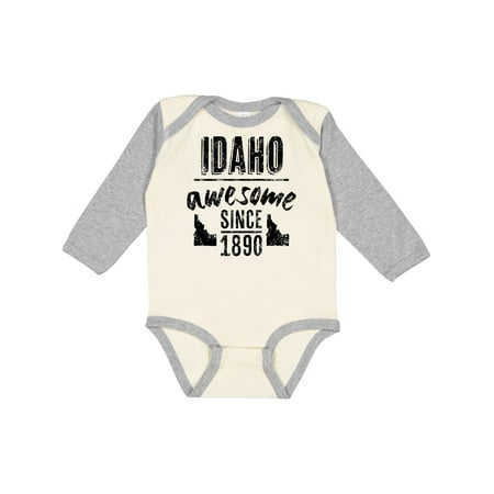 

Inktastic Idaho Awesome Since 1890 Boys or Girls Long Sleeve Baby Bodysuit