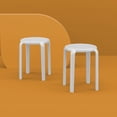 thumbnail image 2 of Compamia Tom Resin Dining Stool in White finish, 2 of 4