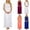 White, variant on Women's Maternity 420g Stretch Spandex Maxi Dress, Sleeveless Pleated Waist Patchwork Gown, Plus Size Summer Casual Pregnancy Dress for Daily & Photoshoot, 1pc, S/M/L/XL/XXL
