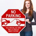 thumbnail image 2 of No Parking Sign, Violators Will be Towed,, 2 of 8
