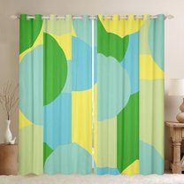 Castle Fairy Vintage Aesthetic Black Out Curtains for Teens,Abstract Geometric Curtains Pack Of 2 (42X63 Each),Minimalist Theme Bedroom Curtains,Luxury Bedroom Decor