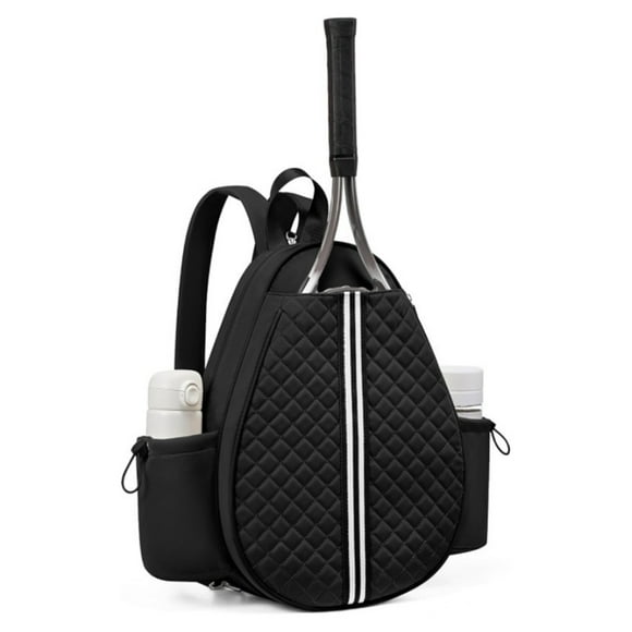 mmirethe Organisateur d'Équipement de Tennis Élégant pour Athlètes Tendance Sac Raquette de Tennis Coloré Sac de Badminton Noir