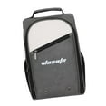 thumbnail image 4 of Bolsa para zapatos de golf, regalo para golfistas, bolsa de transporte de zapatos con cremallera multifunción de PU, bolsa deportiva Gris, 4 of 9