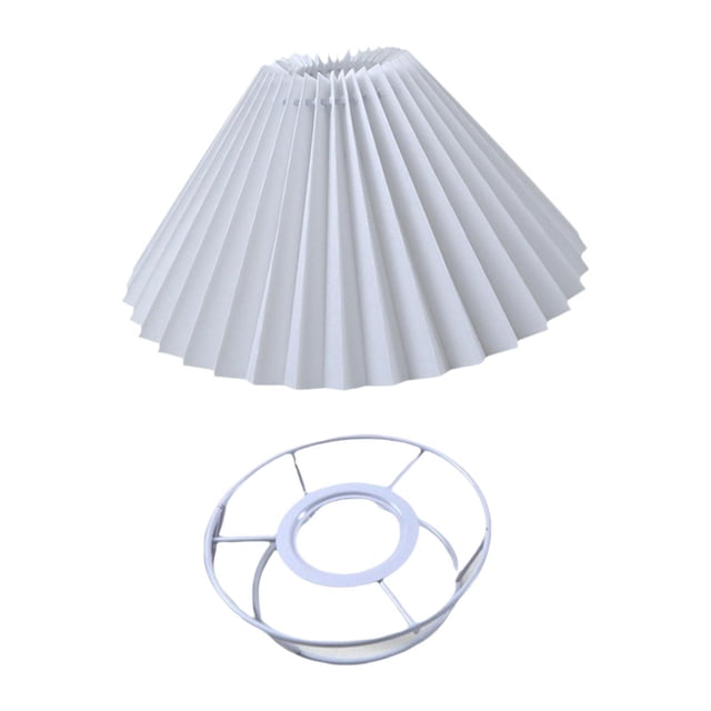 Pantalla plisada para lámpara colgante de techo, cubierta de lámpara de araña sencilla, pantalla colgante de campana para hogar, restaurante,