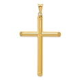 thumbnail image 1 of 14K Yellow Gold 3-D Polished Hollow Cross Pendant, 1 of 2
