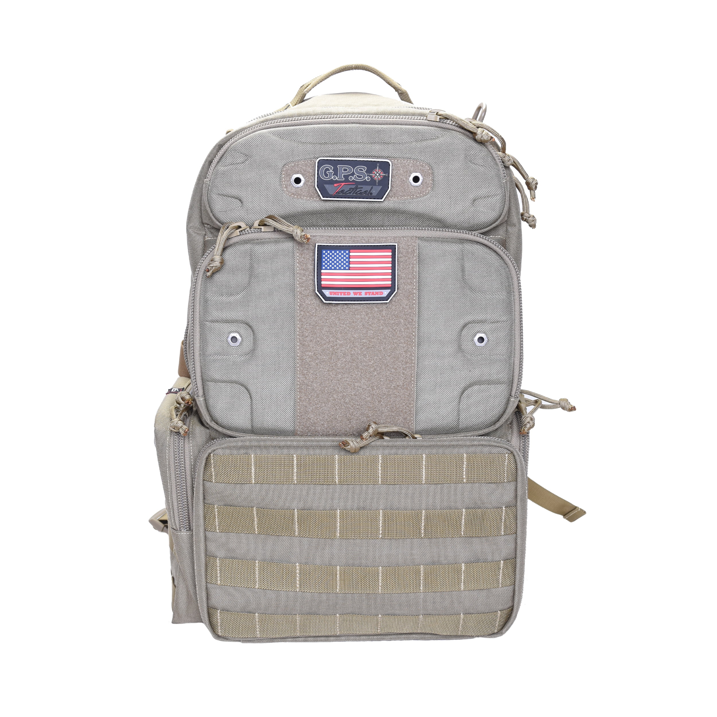 Black G.P.S Tactical Range Backpack Tall 