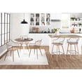 thumbnail image 3 of LumiSource Antique Copper Metal, White Washed Wood Winston Chair, 3 of 11
