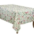 thumbnail image 2 of Saro Lifestyle Christmas Foliage and Candy Canes Tablecloth, 2 of 4