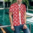 thumbnail image 6 of Rateoe Cartoon Lobster Pattern Men’s Baseball Short Sleeve Polo Shirt, Midweight Men's Shirt Golf Shirt Polo Shirts Quick Dry Short-3X-Large, 6 of 7