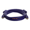 Cmple Computer Video And Audio Electronics Accessories 28AWG High Speed HDMI Cable with Ferrite Cores - Purple - 10FT