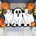 thumbnail image 2 of SIYTUAU Halloween Bath Mat Absorbent Non-Slip Rug For Bathroom Kitchen Faux Wool Washable Decorative Carpet Size S S, 2 of 6