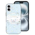 thumbnail image 2 of Funda de TPU Cinnamoroll para iPhone 16 Plus: ultrafina, a prueba de golpes, antiamarilleo, resistente a arañazos, compatible con carga inalámbrica, agarre mejorado, estilo negro., 2 of 7