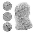 thumbnail image 3 of Unique Bargains 1 Pc Warm Face Mask Knitting Balaclava for Cycling Gray White, 3 of 6