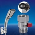 thumbnail image 4 of Shower Head Quick Switch Alloy Hot And Cold Water Inlet Valve Bathroom Water Heater Stop Valve Switch With Water Stop Regulator, 4 of 7
