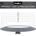 thumbnail image 4 of Universal Lid for Pots, Pans and Skillets - Walfos Tempered Glass Pan Lid with Heat Resistant Silicone Rim, BPA Free Large Pot Lids Fits 8" to 12" Diameter Cookware, Dishwasher-Safe, Grey, 4 of 7