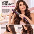 thumbnail image 5 of Hair Straightener and Curler 2 in 1, Twist Straightening Curling Iron with Adjustable Temp for All Hair Types, Instant Heating, 5 of 7