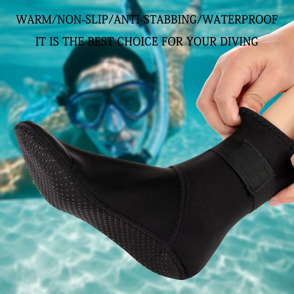 Adult Unisex 3mm Neoprene Diving Scuba Surfing Snorkeling Swimming Socks S-XL 