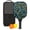 Black, variant on Pickleball Paddles Set Of 1, Fiberglass Surface, Floral, Flowers Print, 1 Paddle, 2 Balls & Bag