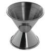 HUBERT Double Jigger 1 2 and 1 Ounce Stainless Steel