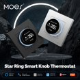 thumbnail image 4 of Para MOES Smart Knob Termostato Star Ring Series Controlador de temperatura para Tuya, 4 of 12
