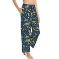 thumbnail image 2 of Naloa Modern Excavator Print Women’s Ultra-Soft Comfy Pajama Lounge Pants with Pockets & Drawstring, 2 of 8