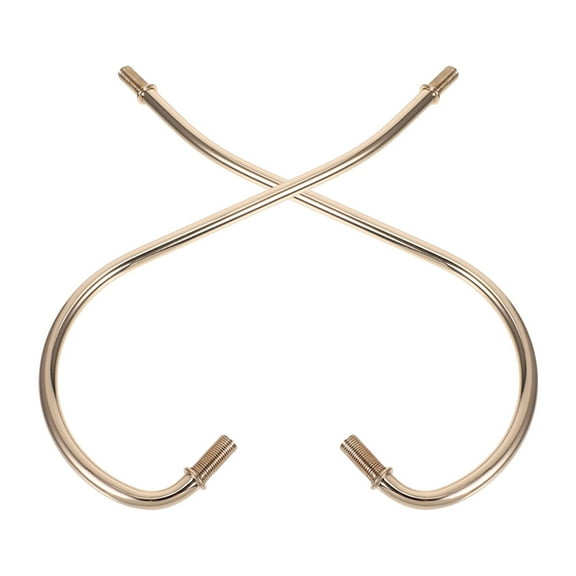 Raindrops 2pcs Lamp Replacement Parts Curved Metal Lamp Rod for Table Lamps Floor Lamp Curved Stem Lamp Accessory for DIY Projects