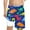 Blue, variant on Hienoo Big Boys Dinosaur Prints Compression Liner Swim Trunks Swimwear