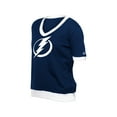 thumbnail image 2 of Women's New Era Blue Tampa Bay Lightning Game Day Rhinestuds T-Shirt, 2 of 6
