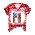 thumbnail image 4 of Midsumdr 4th of July T-Shirt Women American Flag Shirts Short Sleeve USA Independence Day Patriotic Tee Tops, 4 of 5