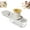 White, variant on Multifunctional Garlic Grinder, Garlic Slicer Super Thin, Mini Garlics Slicer with Container with Hand Guard, Easy to Use and Clean for Kitchen, for Ginger Chili Grinding (White)