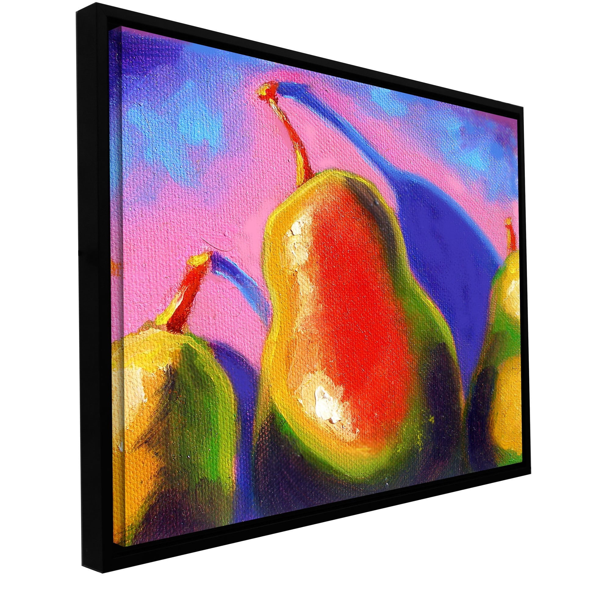 Susi Franco "Pearfect Shadow" Floater-Framed Gallery-Wrapped Canvas