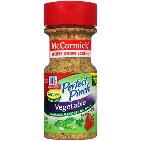 (2 Pack) McCormick Perfect Pinch Vegetable Seasoning, 2.75 (Best Spices For Vegetables)