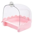 thumbnail image 3 of Baño para Pájaros, Bañera para Pájaros, Cuenco de Agua, Ducha para Pájaros, Fácil de Instalar, Bañera para Loros, Periquitos, Cacatúas, Pájaros Pequeñ rosa, 3 of 8