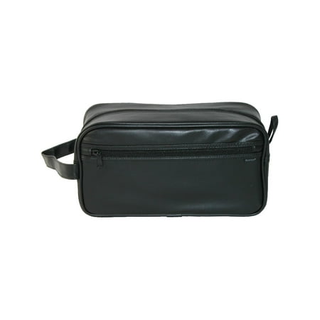 Size One Men S Pvc Travel Toiletry Bag Black