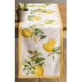 thumbnail image 4 of Maison d' Hermine Limoncello 100% Cotton Table Runner for Party | Dinner | Holidays | Kitchen | Spring/Summer [Double Layer (14.5 Inch by 72 Inch)], 4 of 5