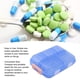 thumbnail image 4 of Organizador de Pastillas Portátil Pastillero de Viaje con 10 Compartimentos Caja de Almacenamiento de Medicina Diaria Impermeable para Bolso de Bolsillo 37x24x12" ANGGREK  Otros, 4 of 8