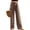 Bm 04 Coffee, variant on Womens Casual Wide Leg Pants High Waisted Button Down Straight Long Trousers Palazzo Pants Slacks with Pockets S-3XL